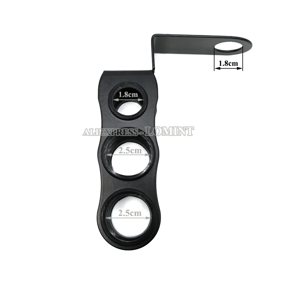Black Hookah Hose Holder shisha Smoking Accessories 3 Holes Mouthpiece Chicha Gadgets LM-0986