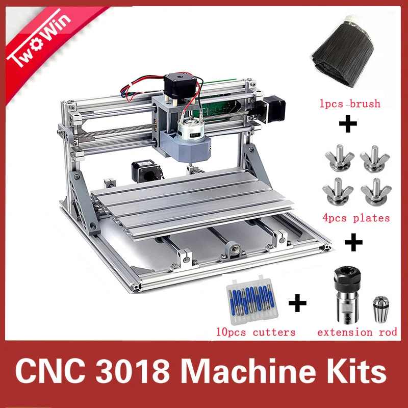 3 оси 3018 DIY гравировальный станок GRBL управления DIY CNC машина с ER11 Pcb Pvc фрезерный станок 30x18x4,5 см Деревянный фрезерный станок гравировка