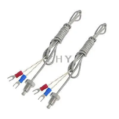 

2 x K Type 0-400 Degree Celsius Thermocouple Sensors 1M 3.3Ft