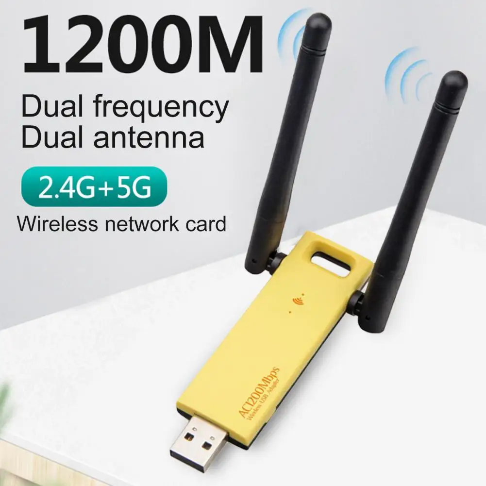 Мини Realtek 8812AU Беспроводной двухдиапазонный 2 4 ГГц USB 3 0 WiFi Ethernet адаптер Dongle с