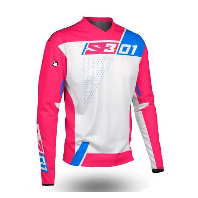 thumbnail image 1 of 2021 S3 Racing M1 MX Motocross Offroad Mtb Downhill Jersey Ciclismo Mountain Bike DH Maillot Ciclismo Hombre Jersey de secado rápido, 1 of 5