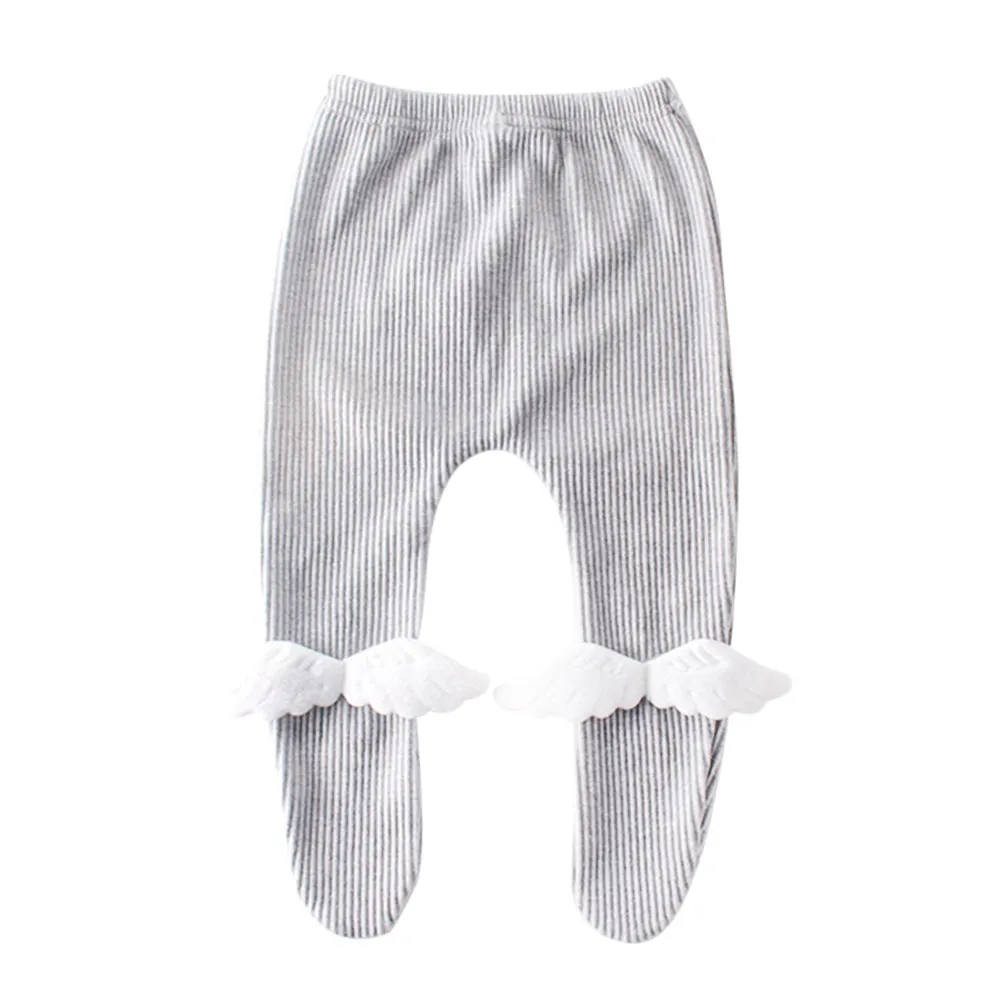 

Kids Baby Girls Knitted Tights White Pantyhose Cotton Warm Angel Wings Design Stretch Long Pants Trousers Bottoms Hot