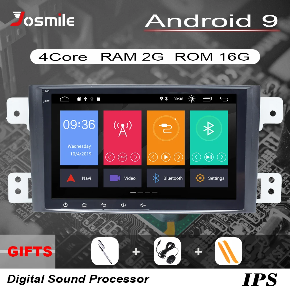 2 Din Android 8,1 автомобиль DVD gps для Suzuki Grand Vitara 2005 2006 2007 2008 2009 2010 2011 2012 2013 головное устройство автомобильного радиоприемника Стерео 4G