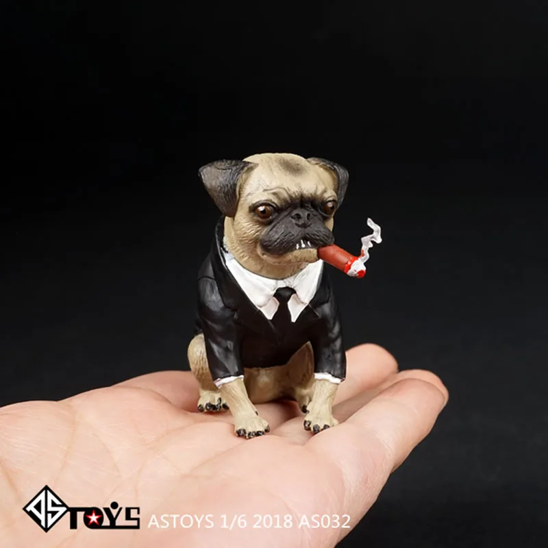 

In Stock 1/6 AS032 Starling Cigar Dog Pet animal Model Toys Figure Scene Tool Accesories for 12'' Action Figure Accessory