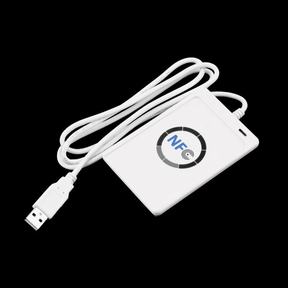 NFC RFID считыватель смарт-карт писатель USB для всех 4 типов NFC(ISO/IEC18092) тегов+ 5 шт. M1 карты Горячие по всему миру