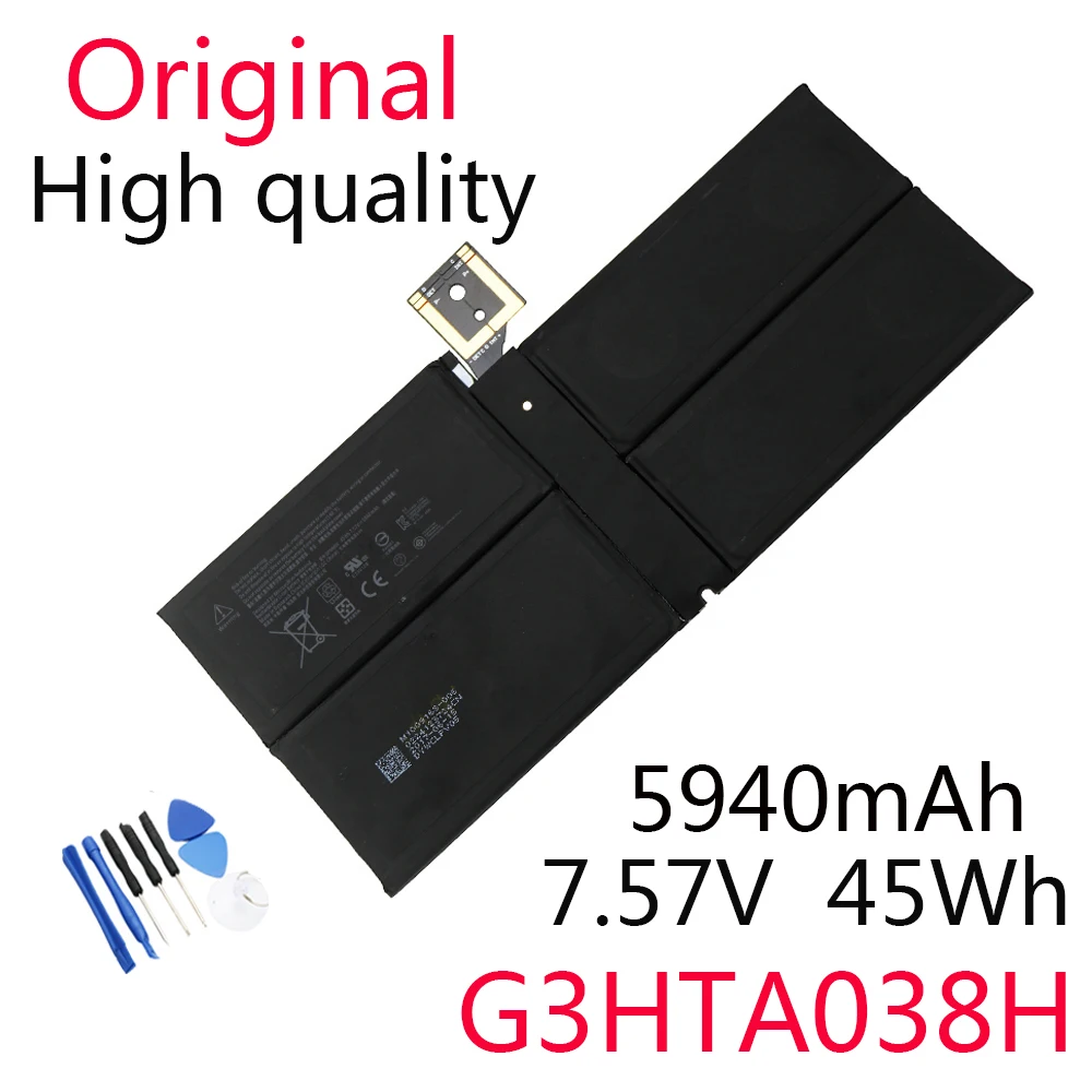 G3HTA038H nueva batería Original para Microsoft Surface Pro 5 1796 DYNM02 7,57 V 5940mAh 45Wh