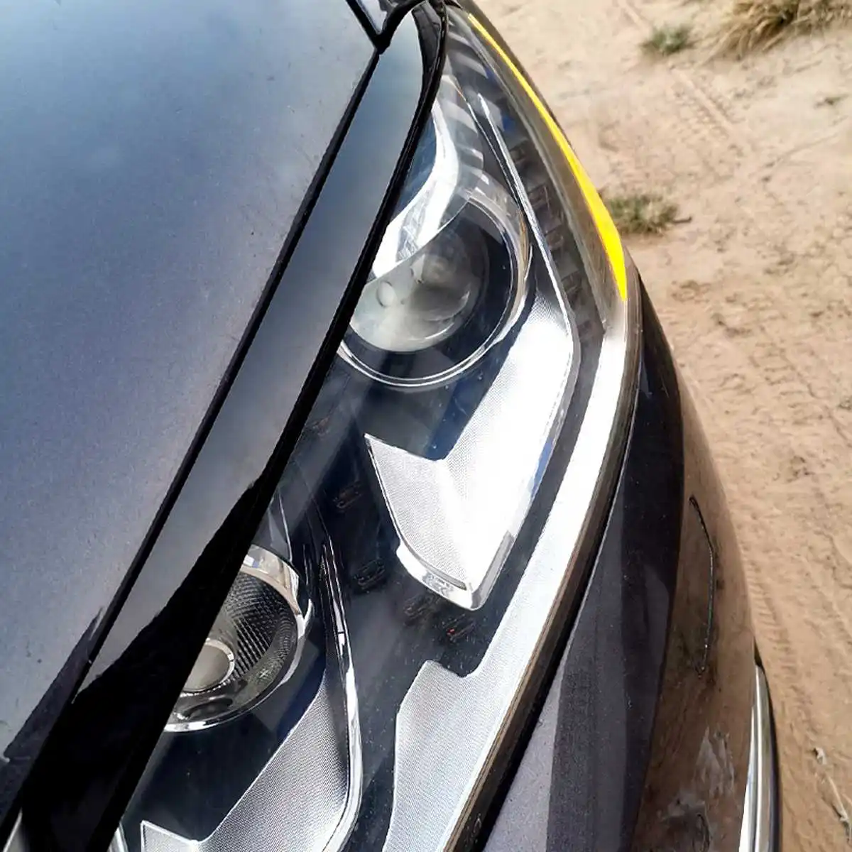 Пианино черный для Volkswagen VW Passat B7 2010 2014 автомобильная фара свет веко брови