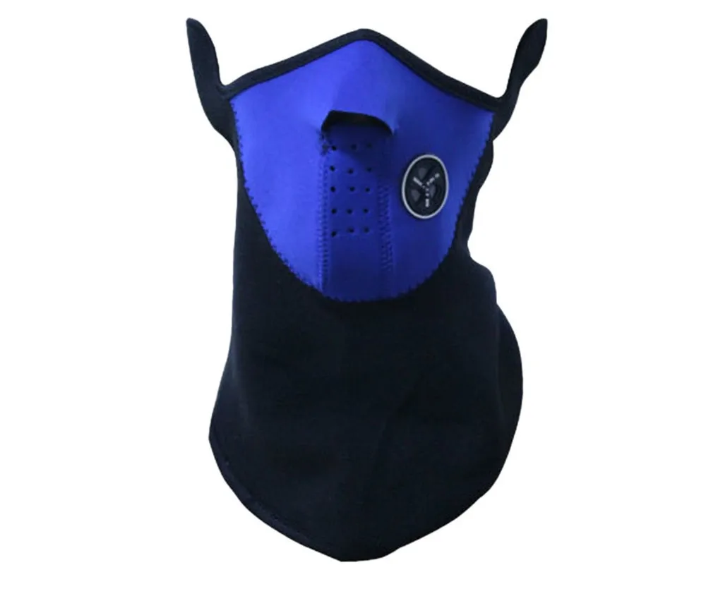 WOYYHO шарф флис теплый велосипед половина маска для лица крышка Лицо Капюшон Защита Велоспорт Лыжный спорт на открытом воздухе Зимний шарф для защиты шеи маска