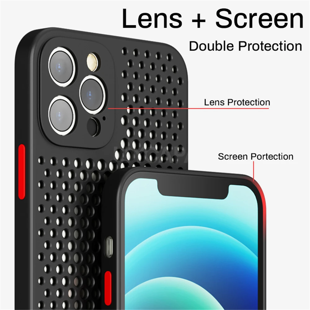 Breathable Cooling Soft Silicone Phone Case
