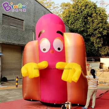 

3.5m High Inflatable Hot Dog Fast Food Cartoon/Inflated Outdoor Decor for Gourmet Advertising