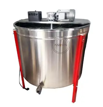 

Hot sale beekeeping equipment 20 frames electrical stainless steel honey extractor with motor bottom