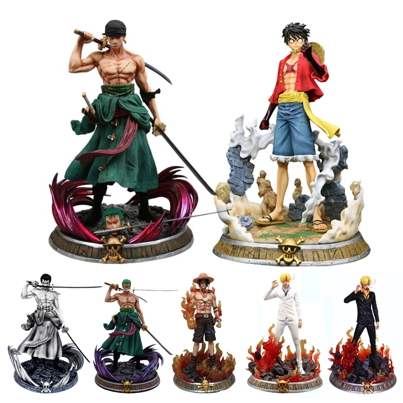 One Piece GK Roronoa Zoro модель экшн-фигурки аниме Луффи 25-41 см Коллекция игрушек из ПВХ