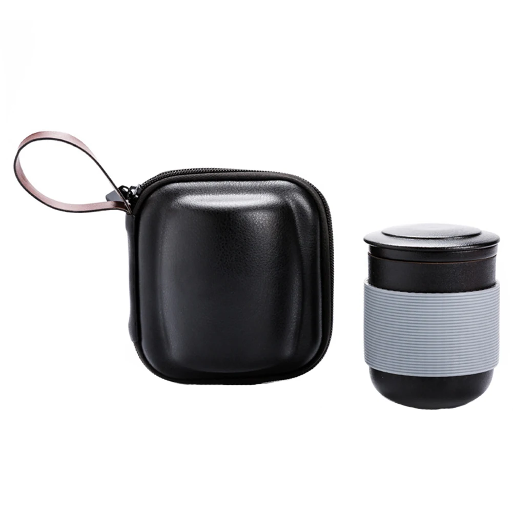 

Travel Tea Set Office With Lid Water Gift Strainer Bag Portable Filter Teapot Home Drinkware Coffee Ceramic Insulation