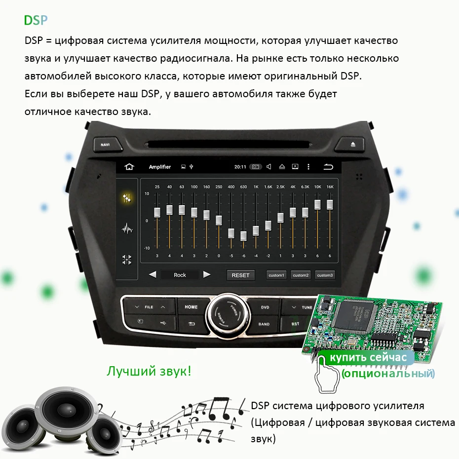 64G DSP Android 9,0 ips экран AV выход автомобильный dvd-плеер для hyundai IX45 Santa fe 2013- gps плеер навигация Радио стерео