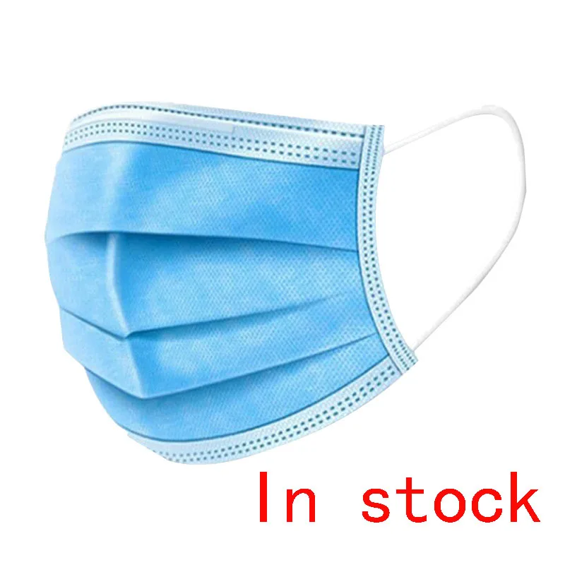 

50pcs Earloop Disposable Non Woven 3Ply Face Mask