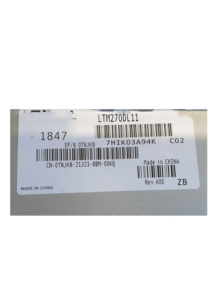 US $265.87 LTM270DL11 27inch QHD 25601440 Matte Wide View 51Pin LVDS 350nit NTSC 74 LCD Module