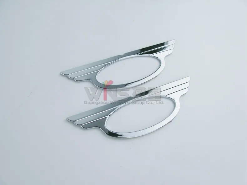 Для Nissan Juke 2011 2012 2013 Chrome Боковая крышка лампы декоративная отделка автомобиля Средства для укладки волос