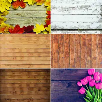 

Vinyl Custom Photography Backdrops Prop Wooden Planks Theme Photography Background #0055