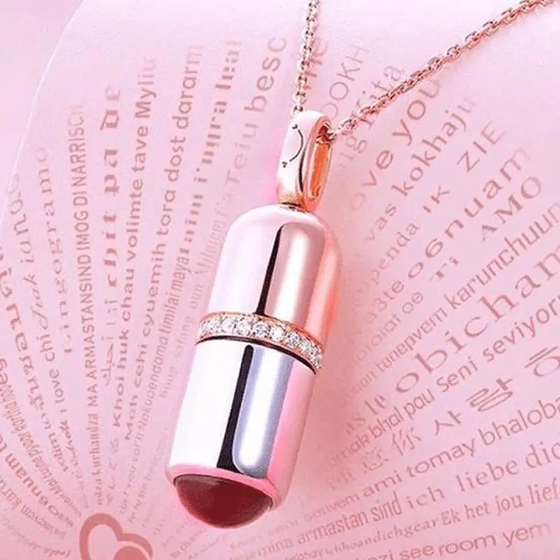 Ожерелье проекция на 100 языках Я люблю тебя для женщин свадебное ожерелье с