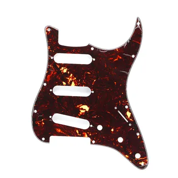 

Red Tortoise Shell Pickguard 3 Ply Scratch Plates For Precision Bass PB Guitar