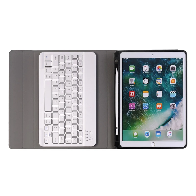 Чехол с клавиатурой для IPad 10 2 2019 держателем карандашом чехол Apple 7 го поколения A2200
