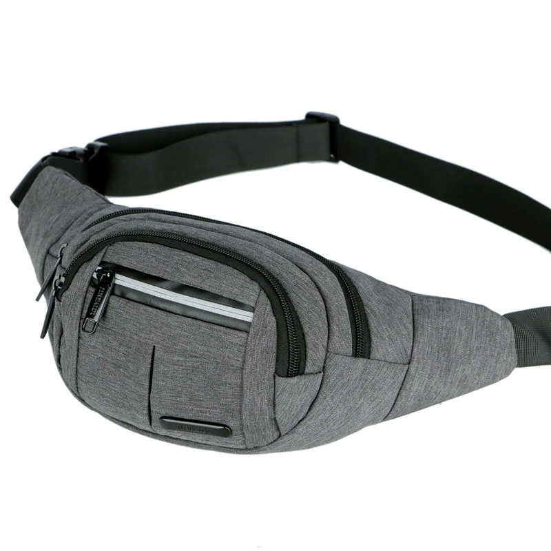 

Waist bag New wear-resistant Oxford cloth pocket phone bag ID bag light outdoor sports bag simple waist wallet money bag