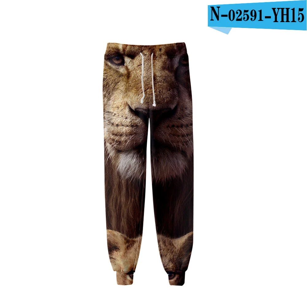 Лев Король; 3D печатных Jogger брюки для женщин/Мужская модная уличная одежда спортивные брюки harajuku уличная длинные брюки - Цвет: 5