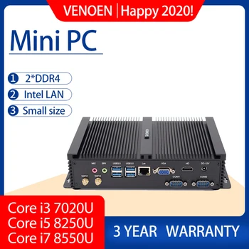 

Desktop Industrial computer intel Core i7 8550U i5 8250U DDR4 64GB RAM i3 8145U 7020U Win10Pro Linux Mini computer WiFi