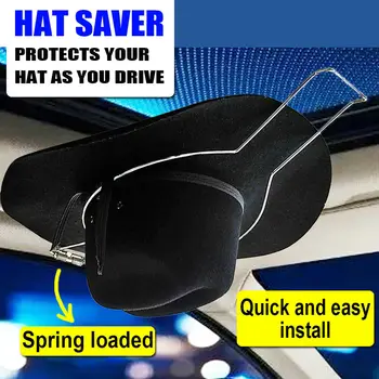 

Car Hat Holder Spring Saver Equestrian Riding Helmet Akubra Hard Hat Load Cover