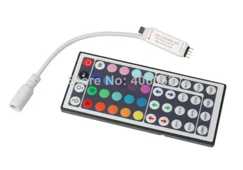 

MINI IR Remote Rgb Controller Dimmer 4pcs/lot 12V 24V 12A 44keys Lights Led Strip DC 10 Common Anode for SMD 3528 5050 PVC 288