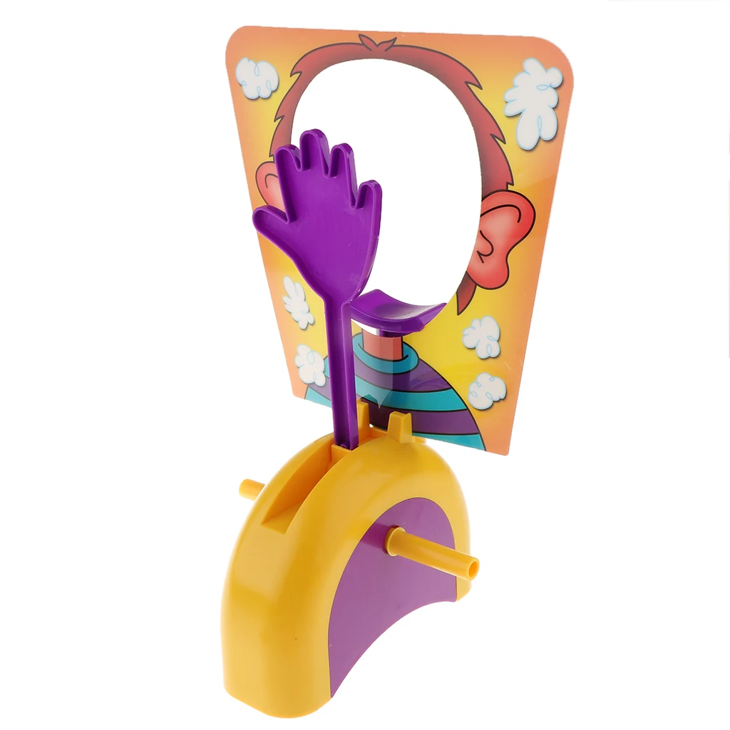 Pie in the Face Cannon Game Whipped Cream Family Board Game for Kids Age 5 and Up