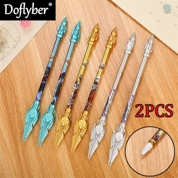 

2Pcs 0.5MM Black Ink Creative Chinese Kongfu Ballpoint Pen Ballpoint Pens Writing Students Supplies