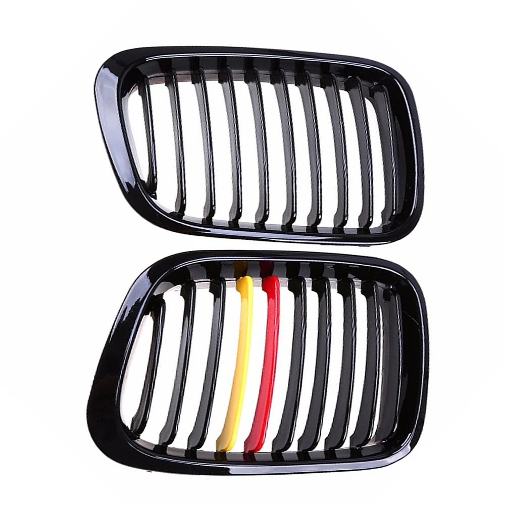 For BMW E46 3 Series 4 Door 1998 1999 2000 2001 Car accessries car Front Gloss Black M- Color replacement Grille Kidney Grill