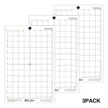3 шт. прозрачный сменный коврик для резки с измерительной сеткой 8 на 12 дюймов для silhouette Cameo плоттер