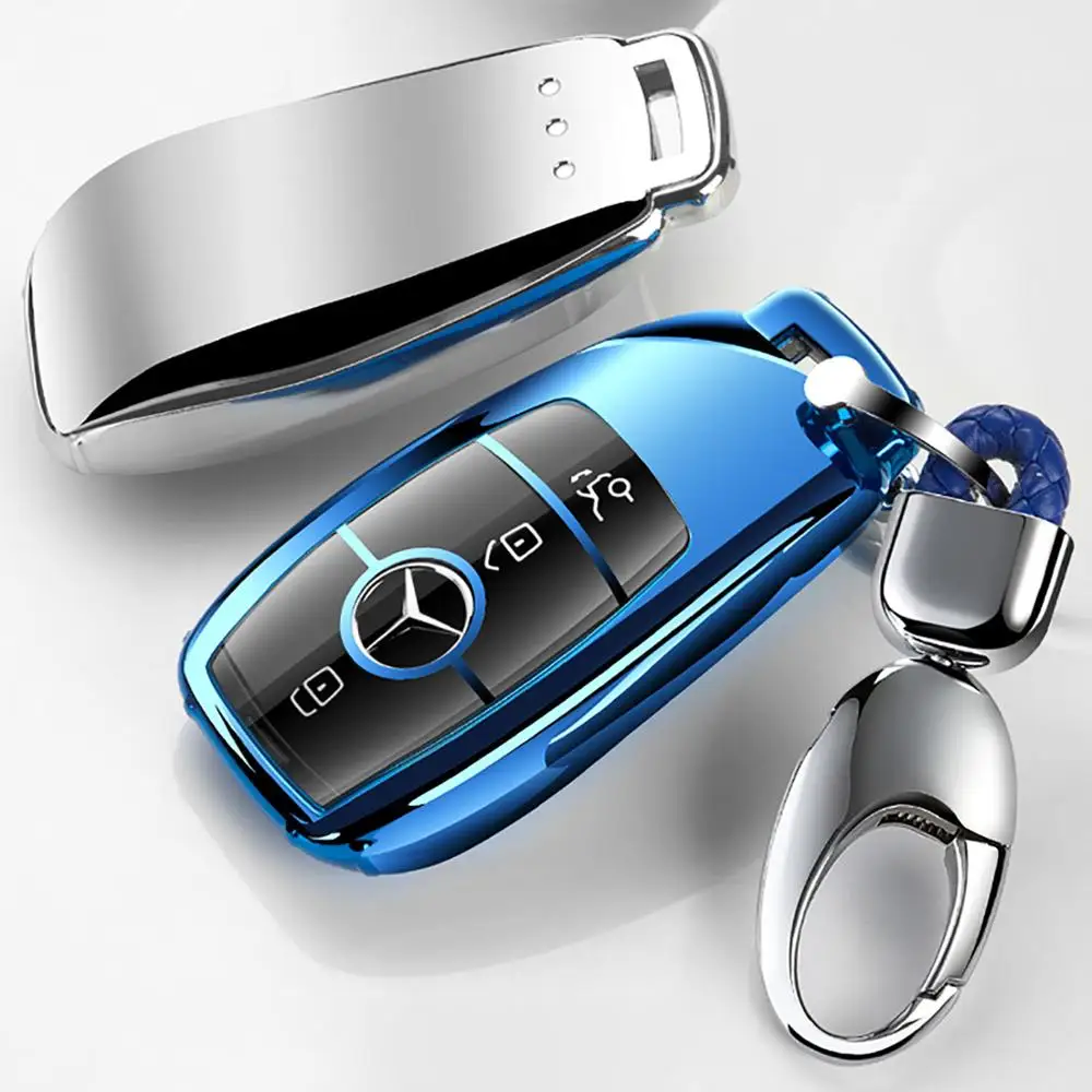 Мягкий чехол из ТПУ для автомобильных ключей, защитный чехол для Mercedes Benz E Class E200 E260 E300 E320, аксессуары для стайлинга автомобилей