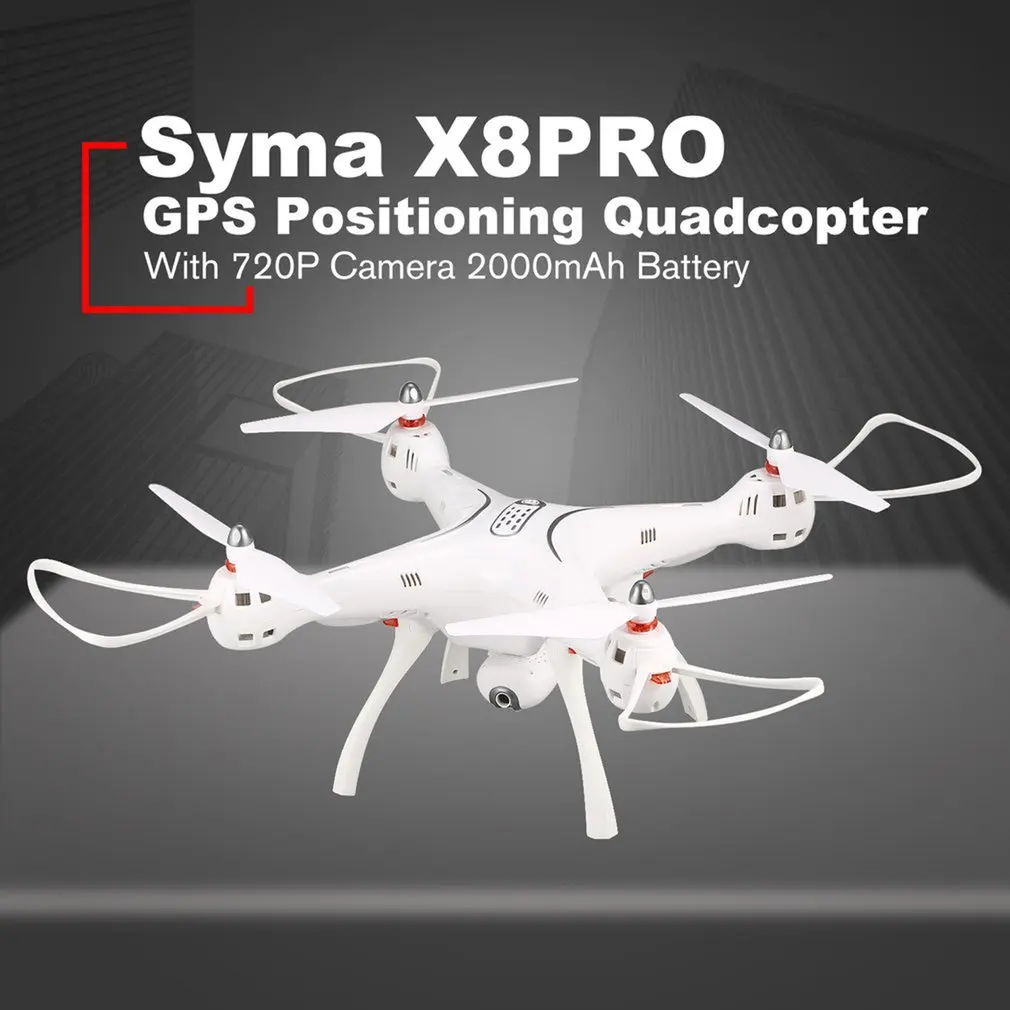SYMA X8PRO GPS Дрон WIFI FPV с HD камерой 720P регулируемая камера 6 осей высота Удержание X8 Pro RC