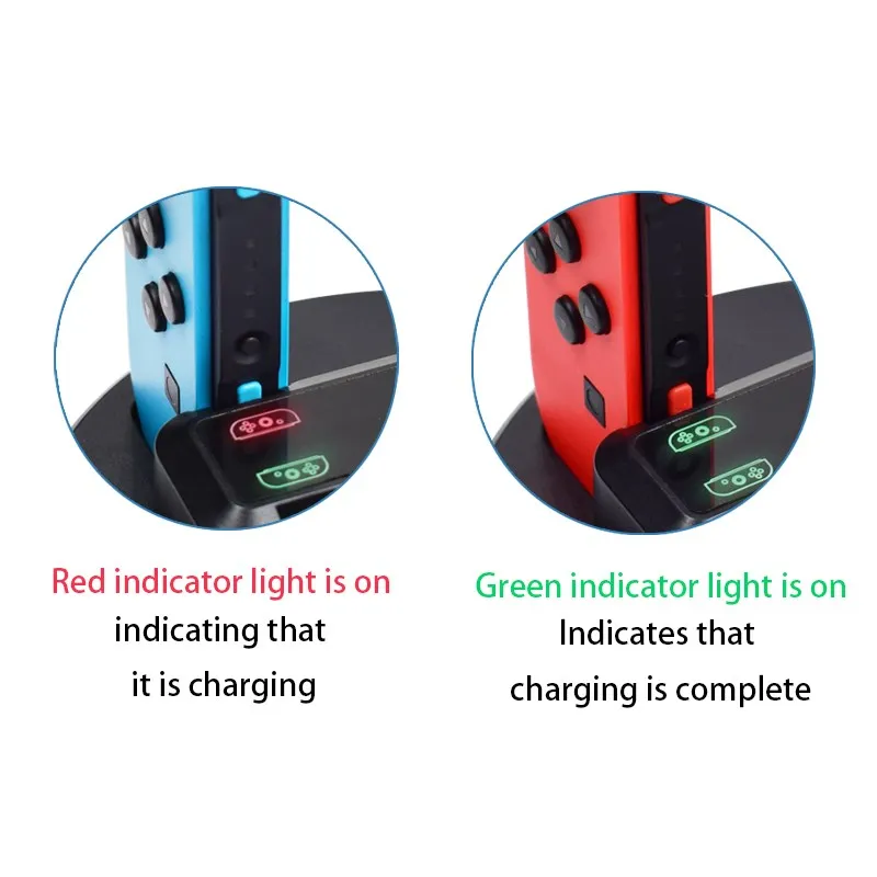 for Nintend Switch USB Charger Charging Dock  Stand Station Holder for Nintend Switch Joy-Con Game Console Controller