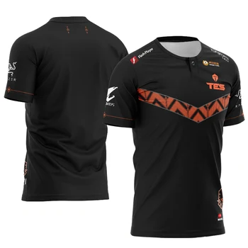 

2020 LOL LPL TES Jerseys Customized Name Tshirt Jacklove Knight Fans Jersey Men Women T shirts Custom ID Tee Shirt Homme