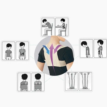 

Prevents Slouching Shoulder Posture Corrector Older Relieving Pain Spine Office Adult Humpback Belt Health Braces Back Support