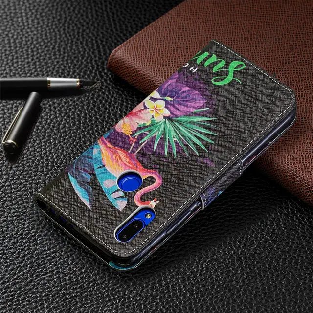 Coque fundas для Xiao mi redmi 7 чехол кожаный бумажник с цветочным узором pouzdro на xio mi xiao mi redmi 7 флип чехол для телефона с рисунком панды