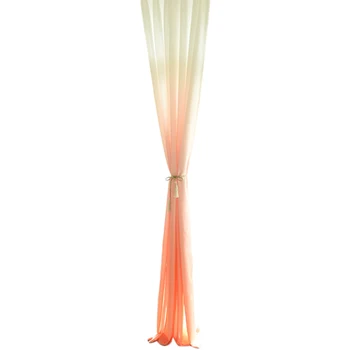 

Gift Bedroom Tulle Decoration Half Shaded Window Curtain Hotel Gradient Color Home Nordic Living Room Easy Install Balcony