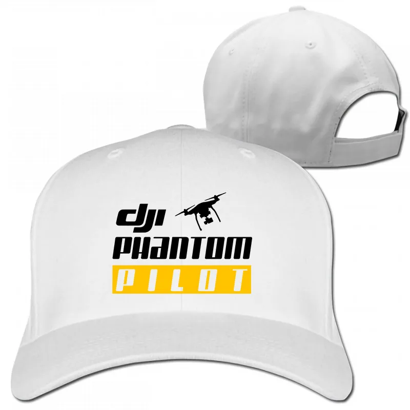 DJI DRONE PHANTOM PILOT бейсбольная кепка для мужчин и женщин, Кепка для водителя грузовика, модная Регулируемая Кепка - Цвет: 1-White