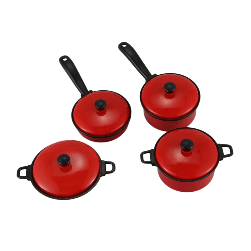 Kitchenware Cookware Set for Dolls House Miniature Home Kitchen Accessory Model(cookware set