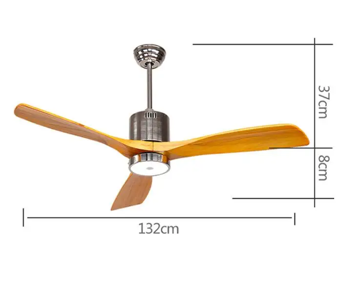 Светодиодный потолочный светильник 52 дюйма с дистанционным управлением|ceiling fans