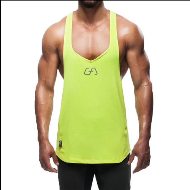 

2020 fashion high quality brand clothing male vest stringer bodybuilding fitness male vest sports vest clothing fitness vest