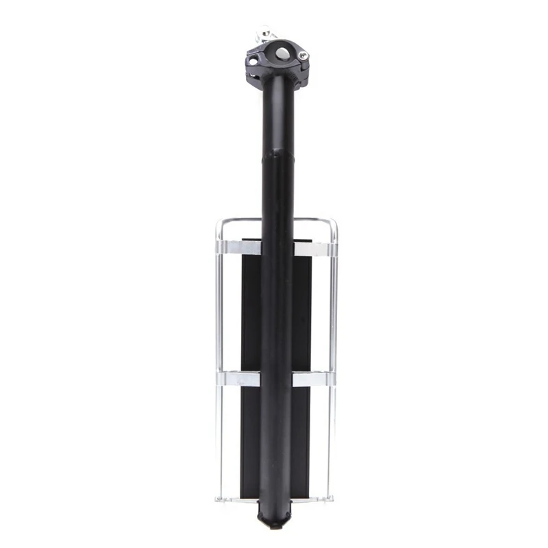 MTB Bike Bicycle Carrier Rack Seat Post Rear Shelf Aluminum Alloy Quick Removal and Installation Black