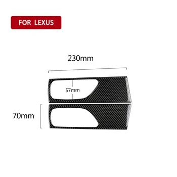 

Fashion Sports for LEXUS IS250 300H Carbon Fiber Conversion Accessories Door Handle Steering Wheel Button Lift Plate Interior