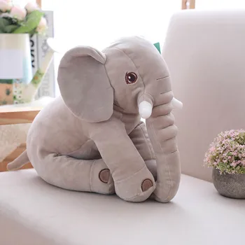 

Soft Elephant Cushion Sofa Throw Pillow Lumbar Car Chair Back Cushions Kids Room Decoration Plush Pacify Toy