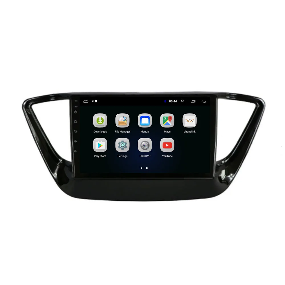 Мультимедийный проигрыватель для HYUNDAI Solaris Verna Android 10 1 4G LTE 2017 2018 2019 2020 стерео