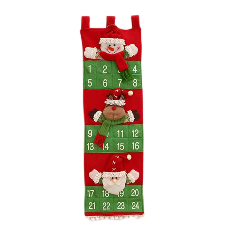 Decorations Christmas Theme Design Creative Christmas Beautiful Charming Christmas Calendar Pendant new